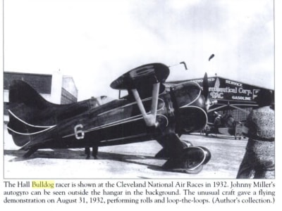 Hall Bulldog at Cleveland OH, right side view, race day (variant)